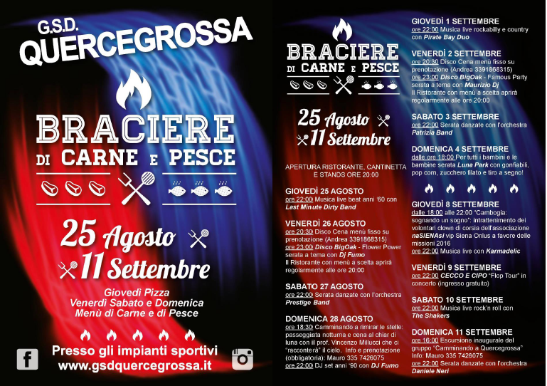 braciere di carne e pesce