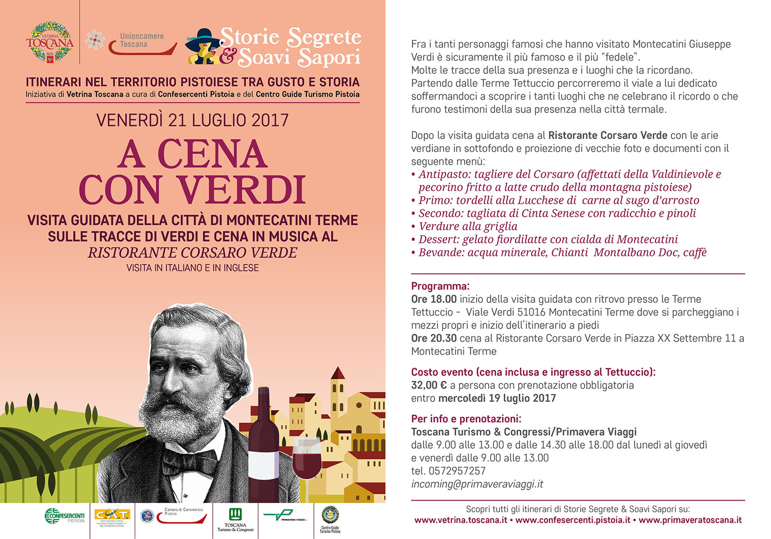 itinerario 21 luglio