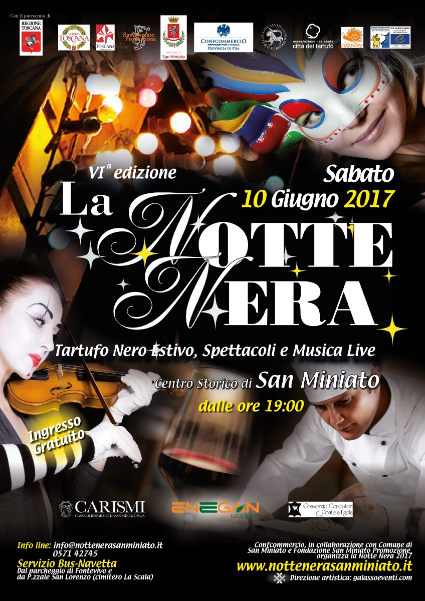 locandina la notte nera san gimignano