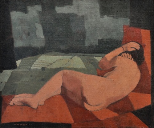 Casorati, Nudo nel paesaggio, 1951 ca