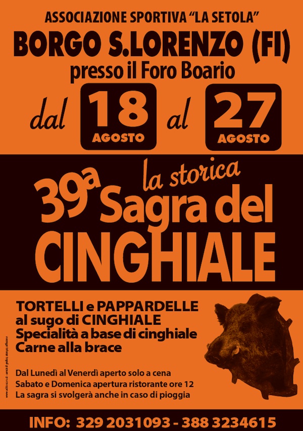 Manifesto La Setola_sagra del cinghiale