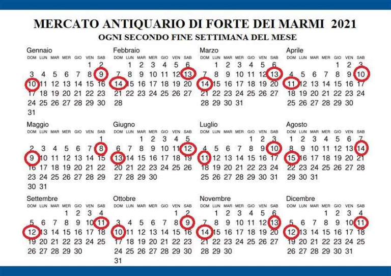 Mercato dell'Antiquariato Forte dei Marmi (Lucca)