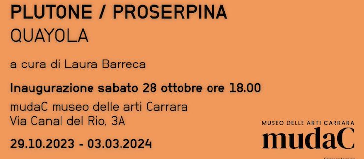 Plutone / Proserpina – mudaC | museo delle arti Carrara